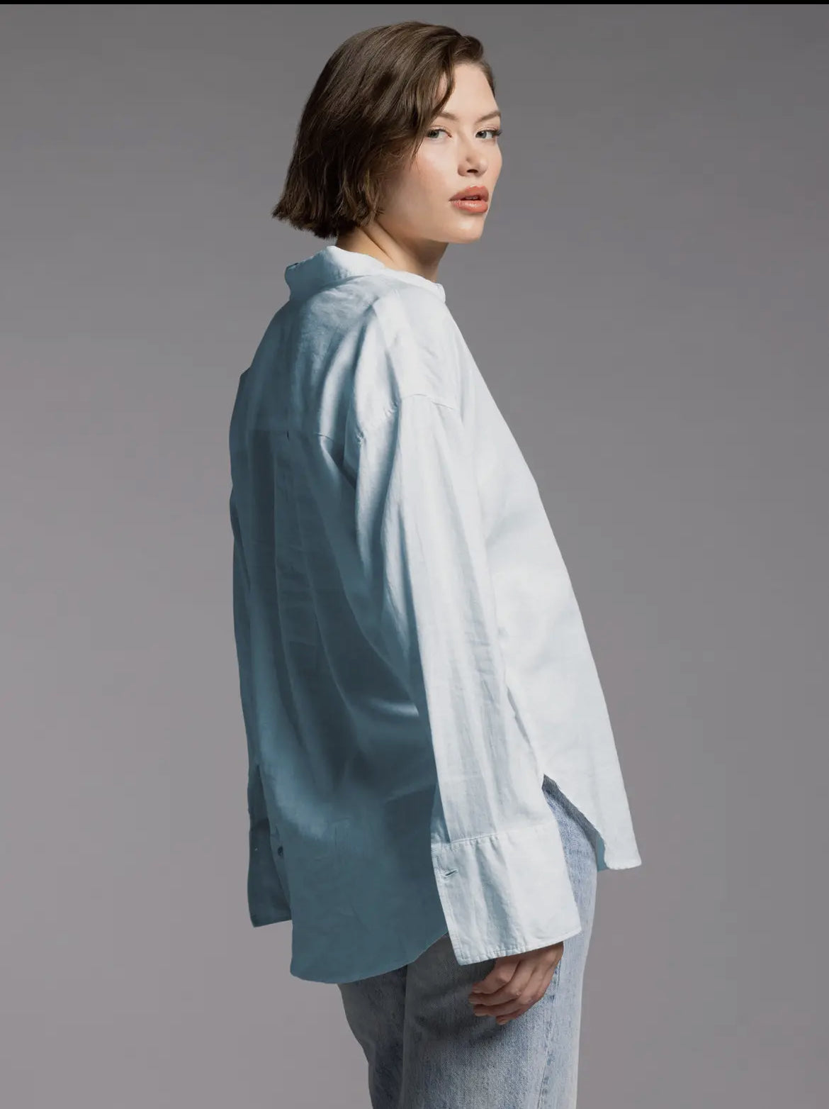 Elise Shirt - Ice Water Blue