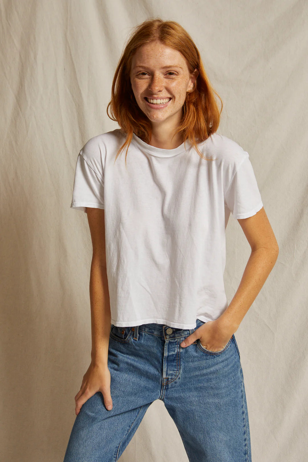 harley crispy lightweight cotton boxy crew tee