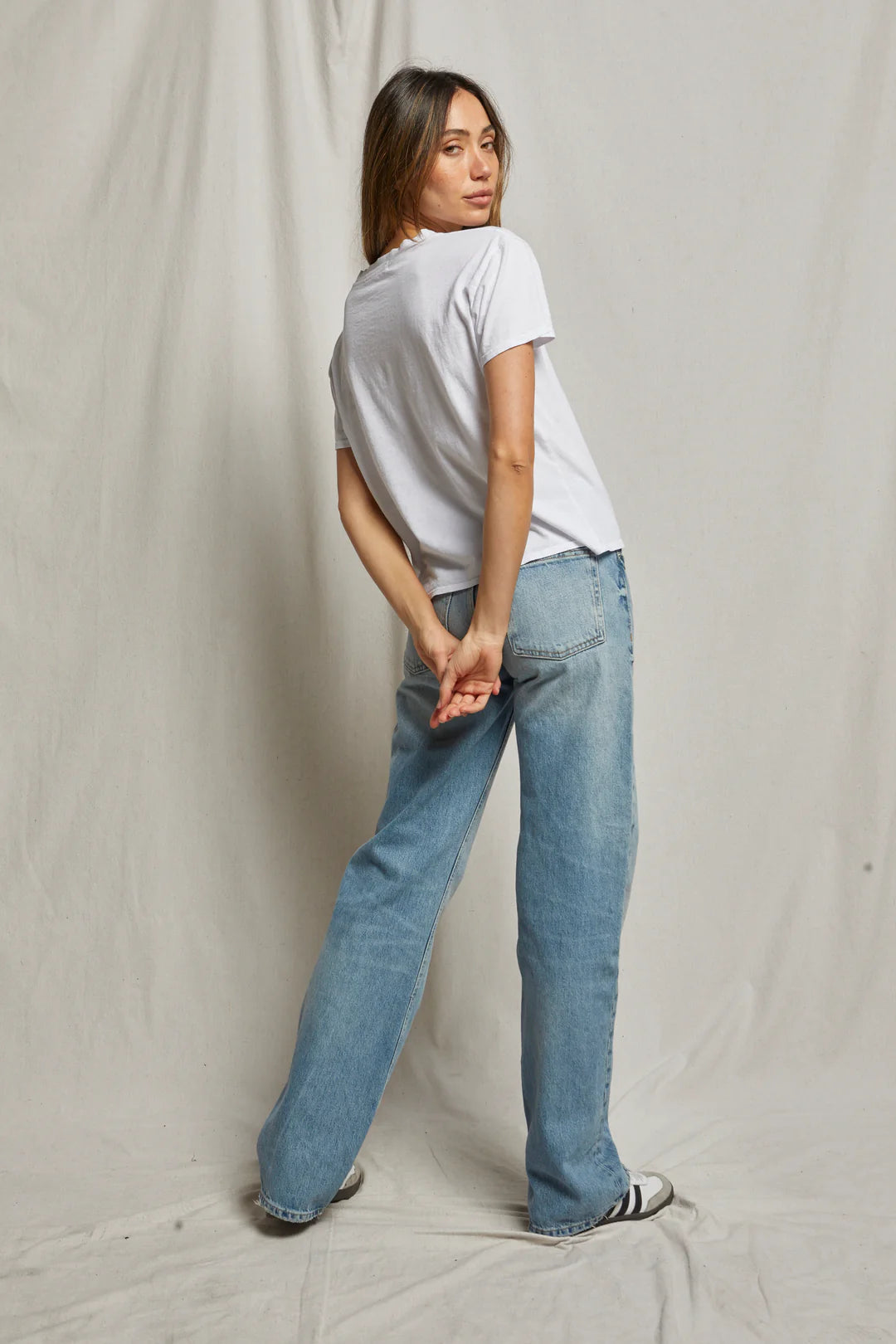 harley crispy lightweight cotton boxy crew tee