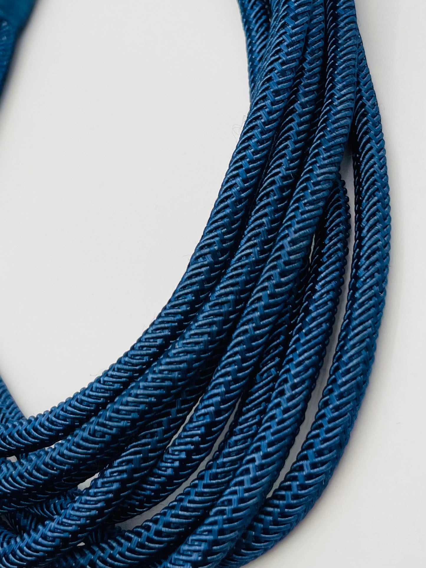 Slub 8-Strand Necklace - Navy