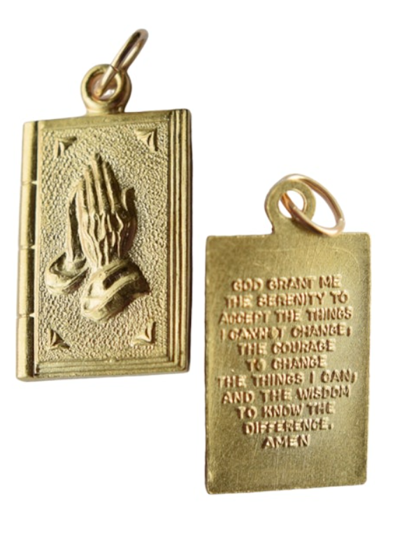 Serenity Prayer Charm