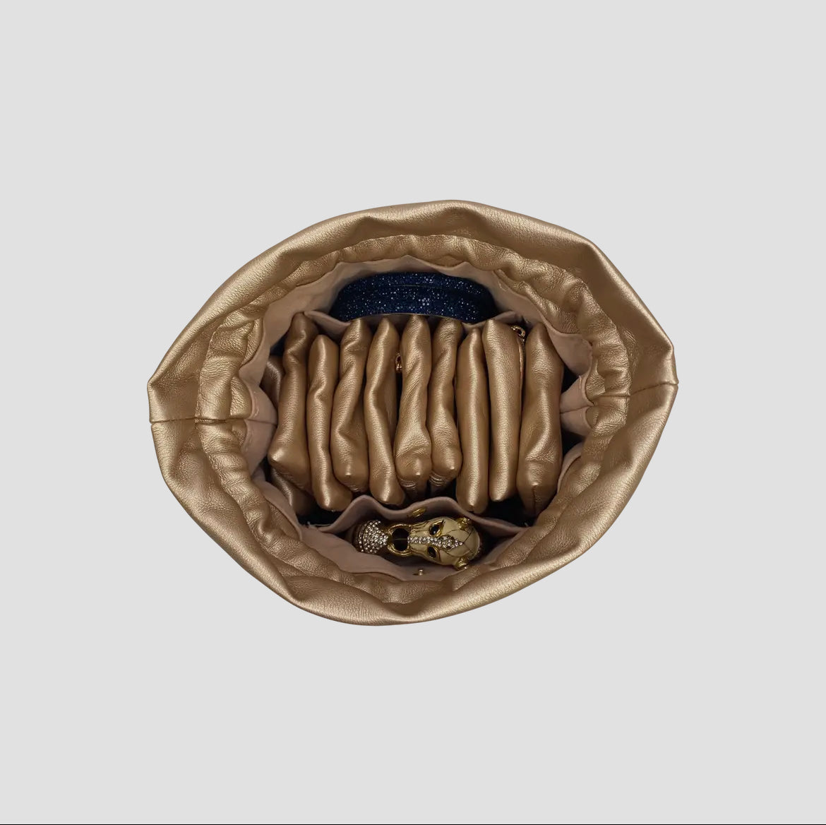 Ultra Jewelry Case - Nude & Gold