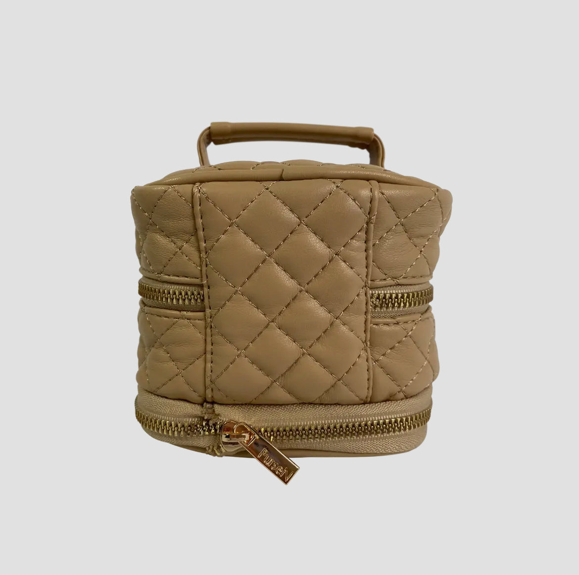 Weekender Jewelry Case - Nude Quilted