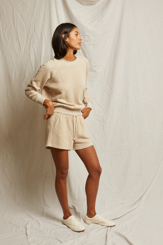 sami summer boucle raglan sweatshirt by perfectwhitetee in putty