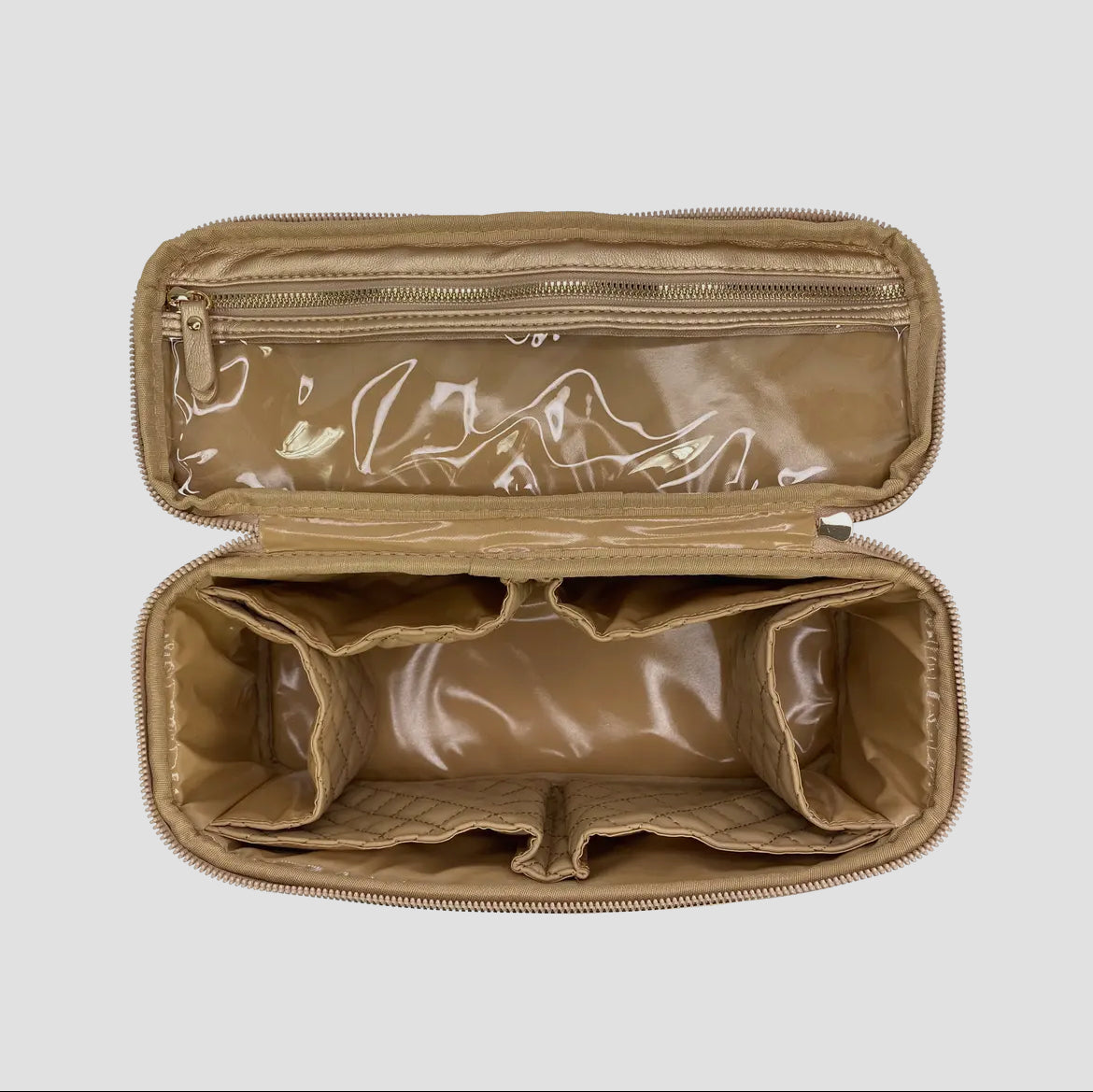Stylist Travel Bag - Nude & Gold