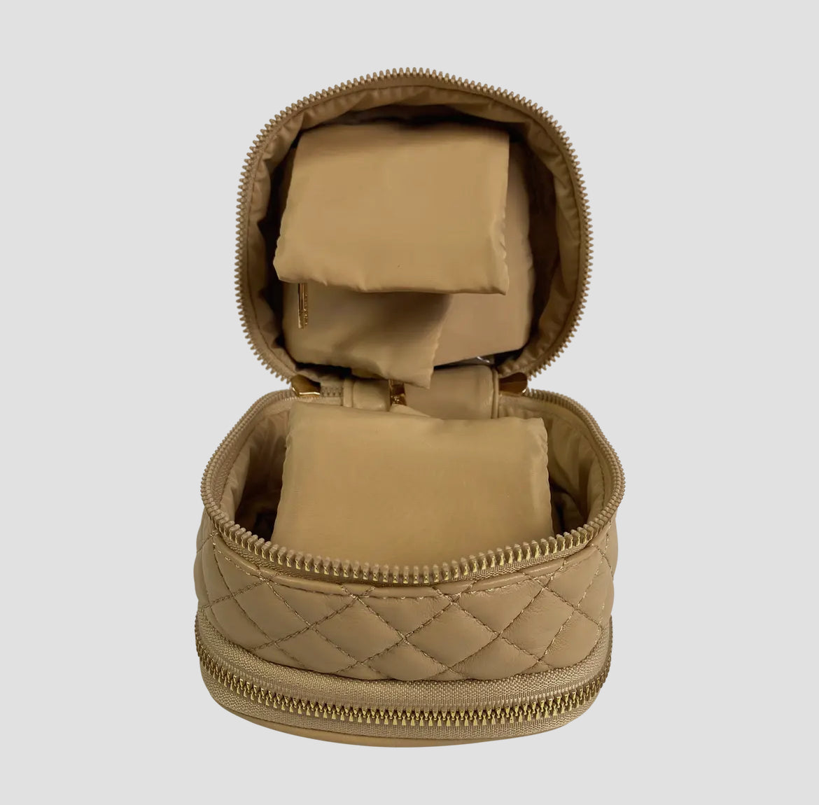 Weekender Jewelry Case - Nude Quilted