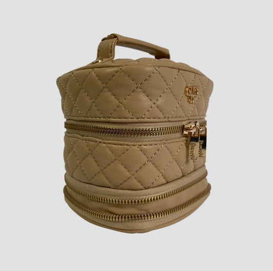 Weekender Jewelry Case - Nude Quilted