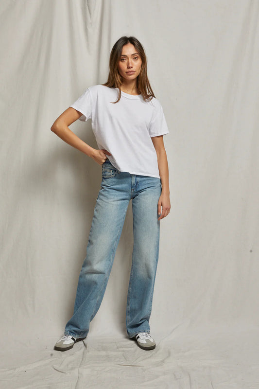 harley crispy lightweight cotton boxy crew tee