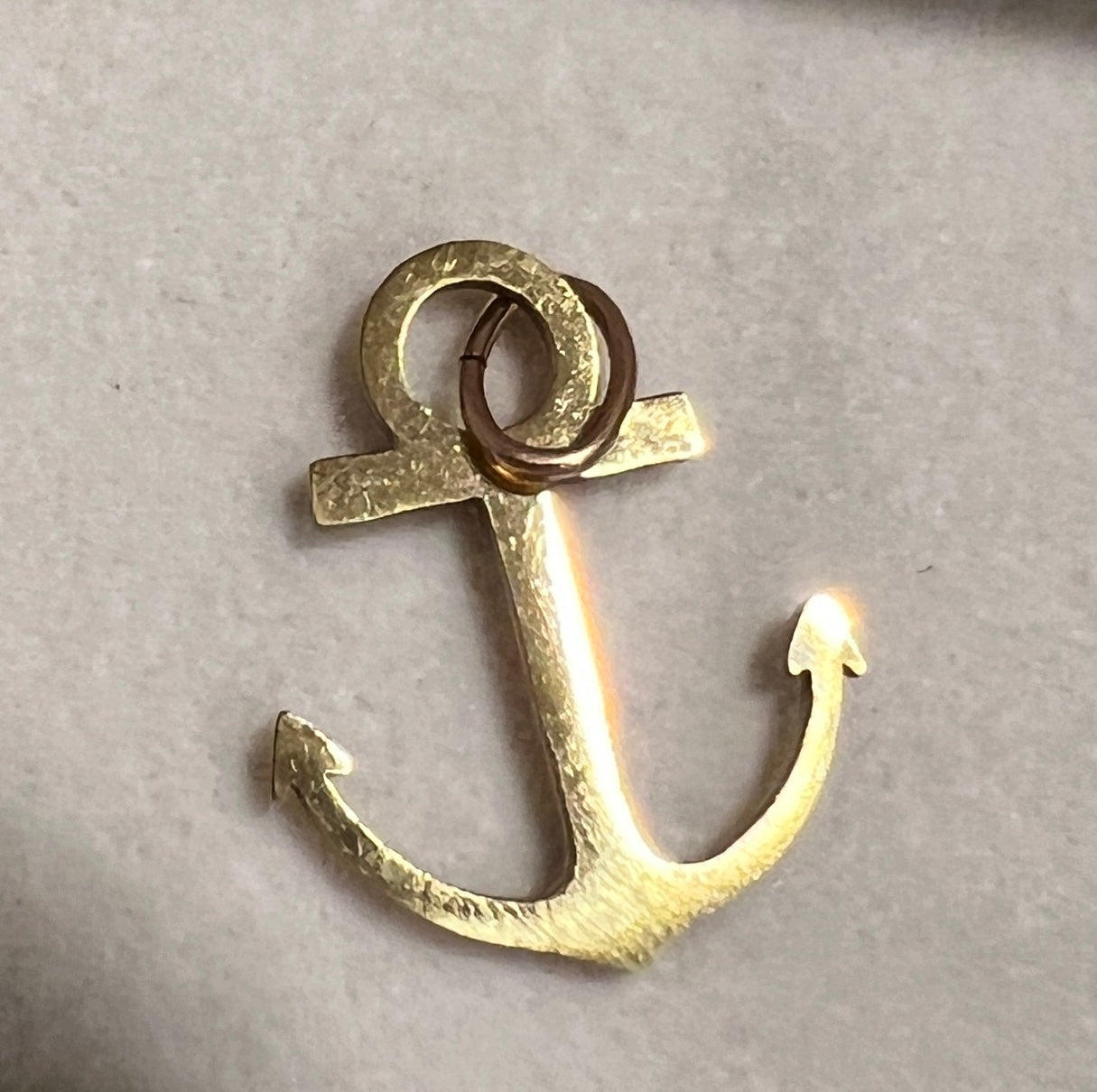 Anchor Charm - Gold/Large