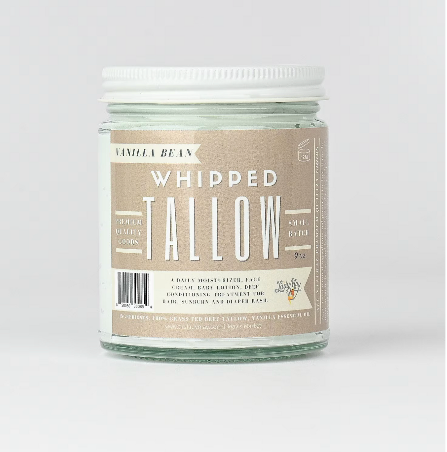 Vanilla Whipped Tallow Body Cream