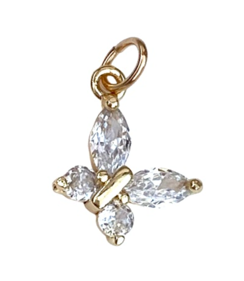 Butterfly Charm - Clear