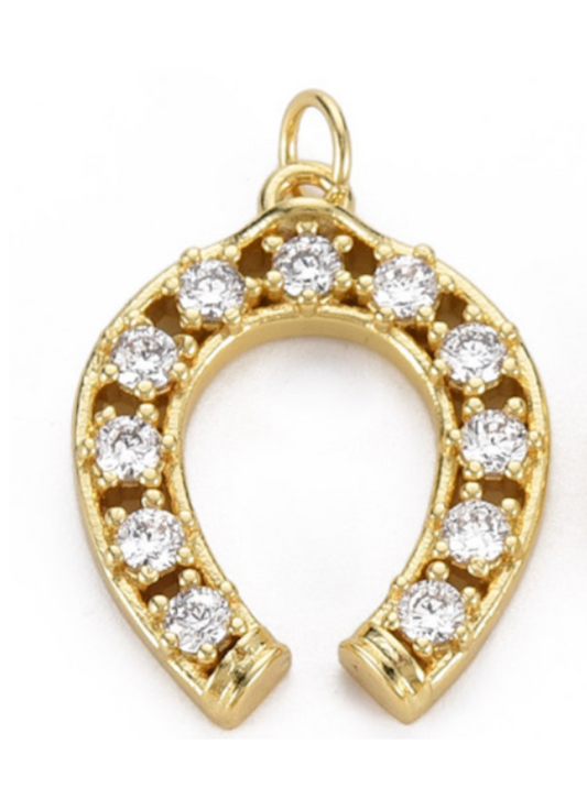 Horseshoe Stone Charm