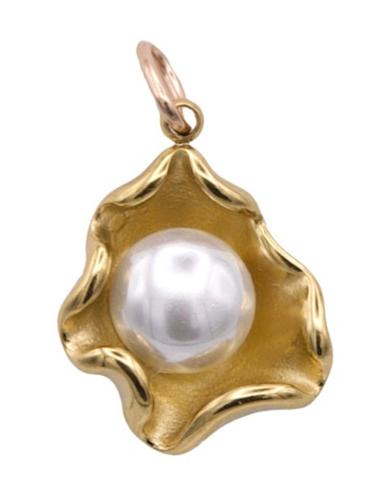 Pearl in Shell Charm