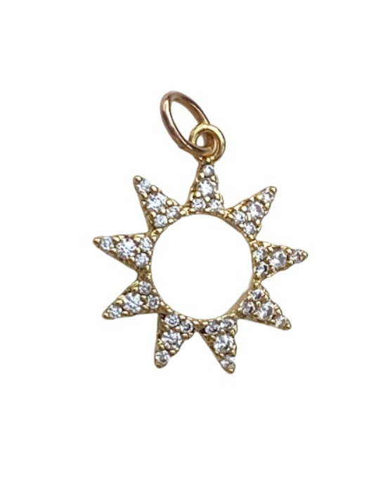 Sun Pave Charm